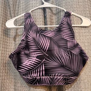 Chestee sports bra! Gently used! Size 8 and it is reversible to all purple!